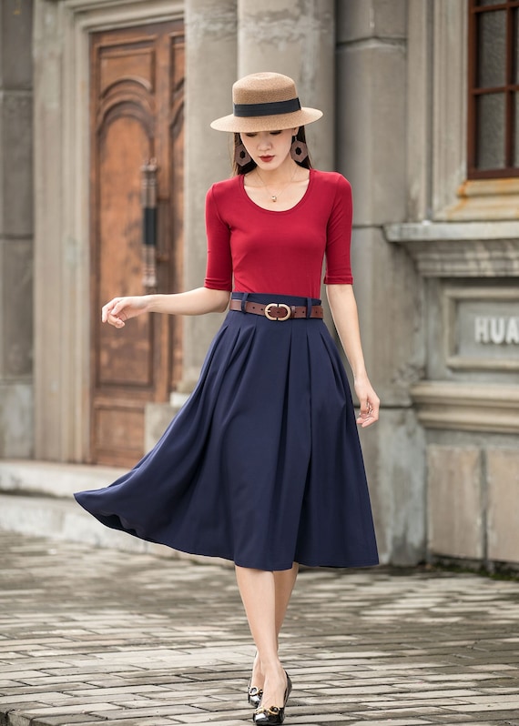 Rok Plisket Midi